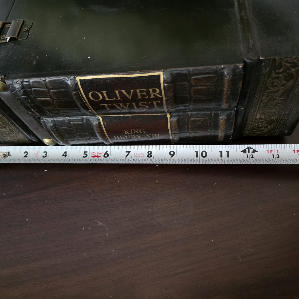 Vintage Book-Style Storage Box - Picture 7 of 9